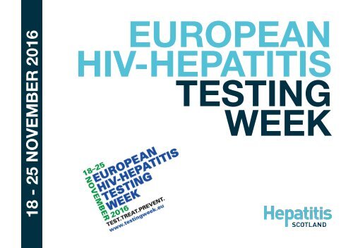 European HIV-Hepatitis Testing Week 2016