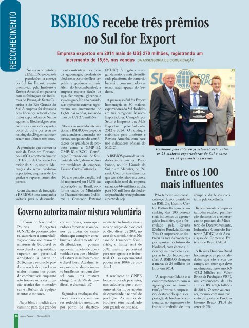 Jornal Paraná Outubro 2015