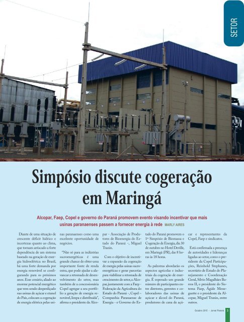 Jornal Paraná Outubro 2015