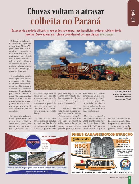Jornal Paraná Novembro 2015