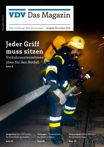 VDV Das Magazin Ausgabe November 2016