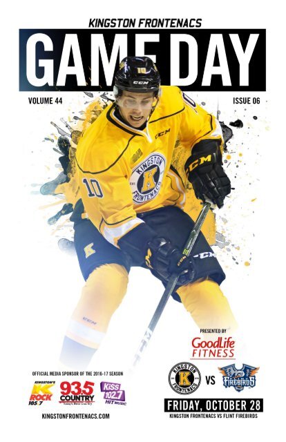 Kingston Frontenacs GameDay October 28, 2016