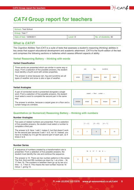 Cognitive Abilities Test Fourth Edition