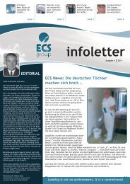 ECS Germany Newsletter IV/2011 - Globe Air Cargo