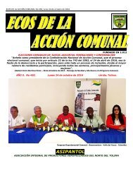 Ecos de La Acción Comunal No 450, lunes 24 de octubre de 2016