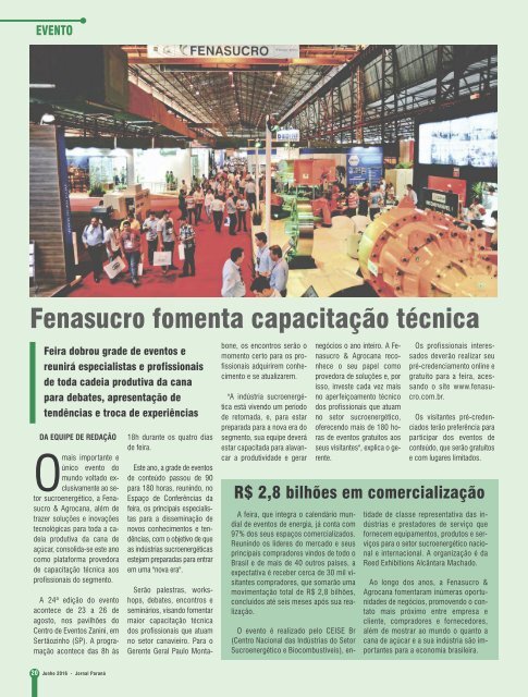 Jornal Paraná Junho 2016