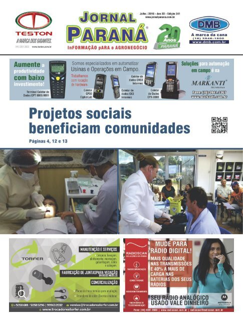 Jornal Paraná Julho 2016