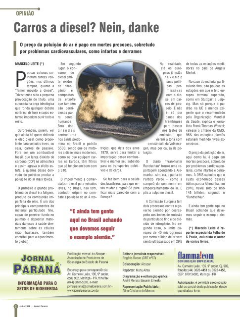 Jornal Paraná Julho 2016