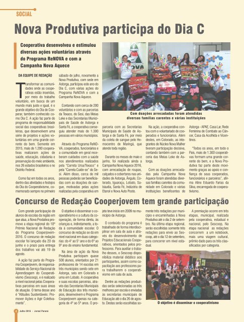 Jornal Paraná Julho 2016