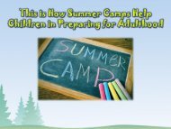 This is How Summer Camps Help Children in Preparing for Adulthood