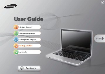Samsung Series 3 15.6" Notebook - NP300E5C-A03US - User Manual (Windows 7) ver. 1.4 (ENGLISH,13.44 MB)
