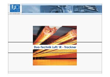 IR - Trockners - Duo-Technik GmbH