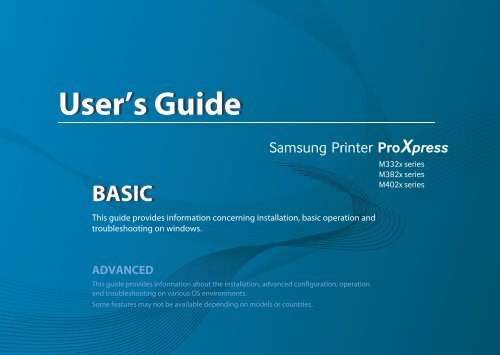 Samsung Samsung Printer Xpress M3825DW - SL-M3825DW/XAA - User Manual ver. 2.03 (ENGLISH,18.58 MB)