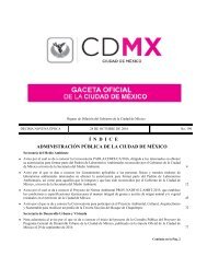 Í N D I C E ADMINISTRACIÓN PÚBLICA DE LA CIUDAD DE MÉXICO