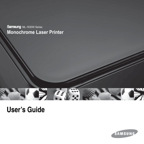 Samsung ML-1630W - ML-1630W/XAA - User Manual (ENGLISH)