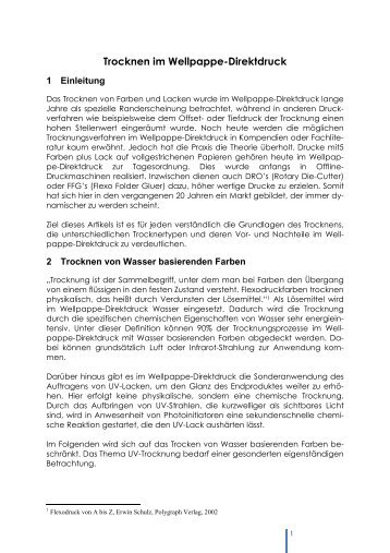 Trocknen im Wellpappe-Direktdruck - Duo-Technik GmbH