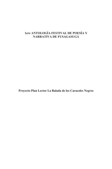 ANTOLOGIA DE PRUEVA