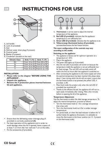 KitchenAid ICF221 AP - Freezer - ICF221 AP - Freezer EUR (850734601070) Mode d'emploi