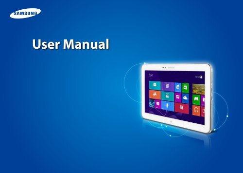 Samsung ATIV Tab 3 (10.1&amp;quot; HD Touch / Intel&amp;reg;  Atom&amp;trade;) - XE300TZC-K01US - User Manual (Windows 8) (ENGLISH)