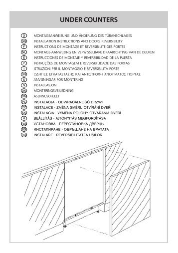 KitchenAid UVI 1341/A+ - Refrigerator - UVI 1341/A+ - Refrigerator EN (855099601300) Guide d'installation