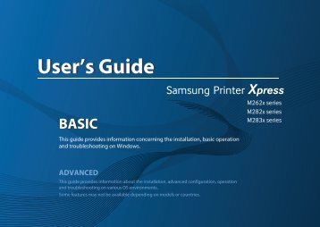 Samsung Printer Xpress M2830DW - SL-M2830DW/XAC - User Manual (ENGLISH)