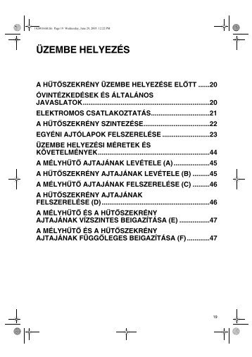 KitchenAid CFS 800 W - Side-by-Side - CFS 800 W - Side-by-Side HU (853965711000) Guide d'installation