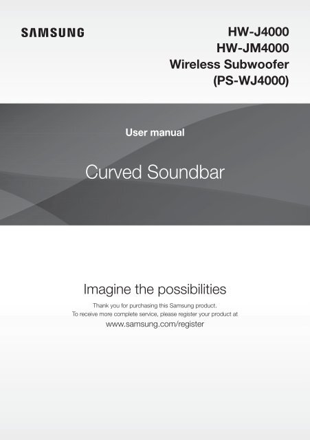 Samsung hwj4000 hotsell
