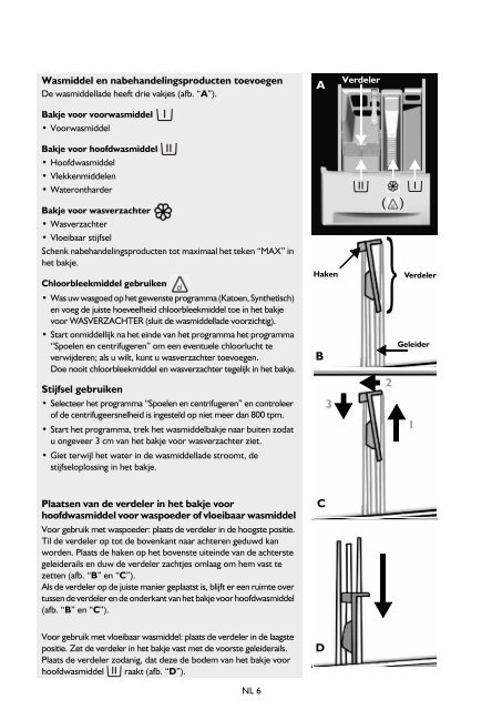 KitchenAid PRESTIGE 1460 - Washing machine - PRESTIGE 1460 - Washing machine NL (858362820000) Istruzioni per l'Uso