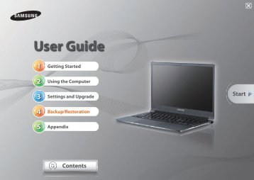 Samsung Series 9 15" Notebook - NP900X4D-A06US - User Manual (Windows 7) (ENGLISH)