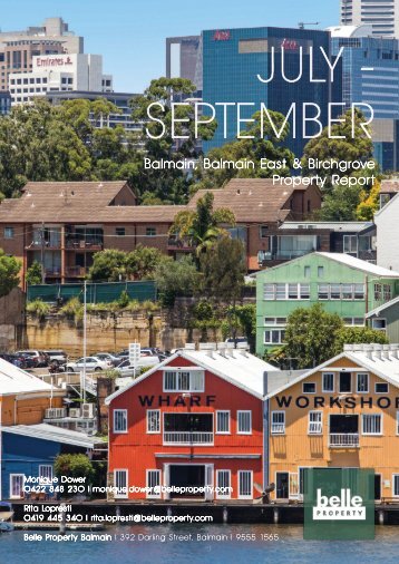 Monique Dower Property Report_July-September 2016