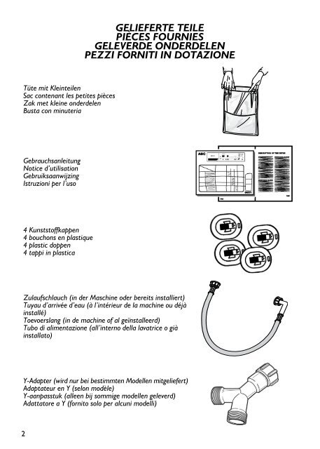 KitchenAid ECO SILVER 90 - Washing machine - ECO SILVER 90 - Washing machine NL (858366112100) Installazione