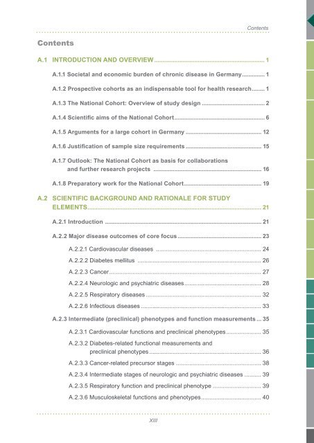 Scientific Concept of the National Cohort (status ... - Nationale Kohorte