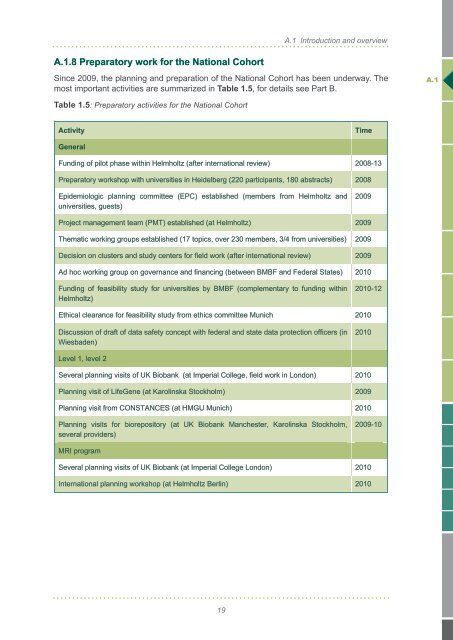 Scientific Concept of the National Cohort (status ... - Nationale Kohorte