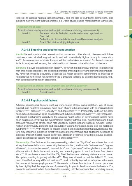 Scientific Concept of the National Cohort (status ... - Nationale Kohorte