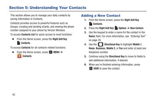 Samsung Gusto 2 64MB (Verizon) - SCH-U365HAAVZW - User Manual (ENGLISH(North America))