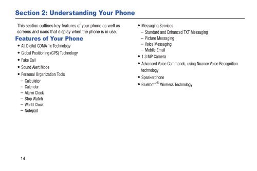 Samsung Gusto 2 64MB (Verizon) - SCH-U365HAAVZW - User Manual ver. FB03_F6 (ENGLISH(North America),3.36 MB)
