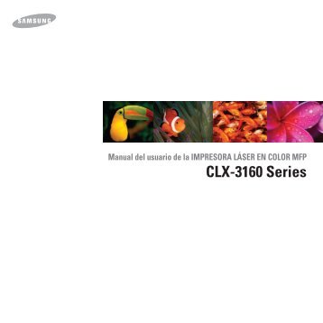 Samsung CLX-3160FN - CLX-3160FN/XAA - User Manual ver. 1.02 (SPANISH,8.72 MB)