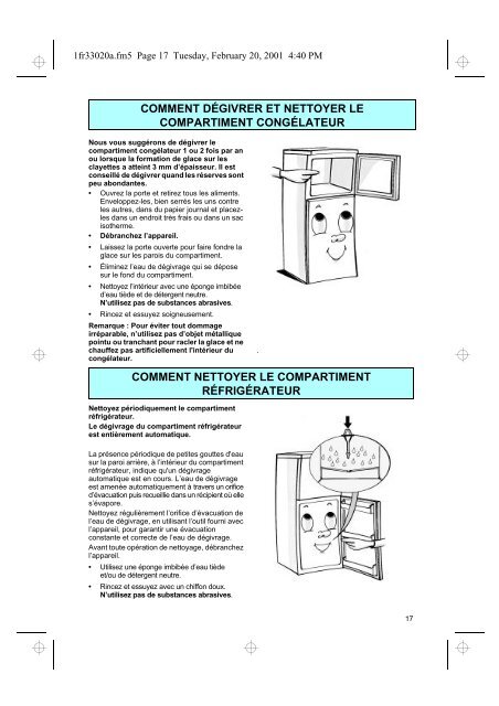 KitchenAid DP 2230 - Fridge/freezer combination - DP 2230 - Fridge/freezer combination FR (853962729020) Istruzioni per l'Uso