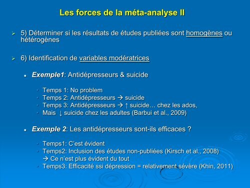 La méta-analyse