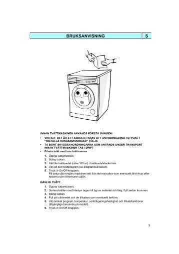 KitchenAid AWM 053/4 - Washing machine - AWM 053/4 - Washing machine SV (857005361010) Istruzioni per l'Uso