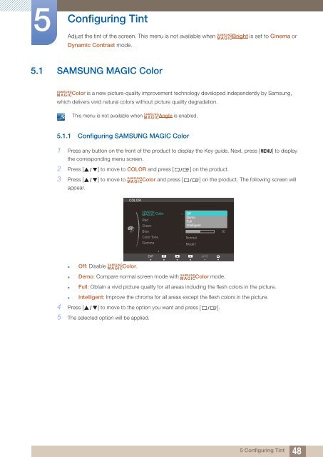 Samsung 27&rdquo; Wide SB750 Series LED Monitor - LS27B750VS/ZA - User Manual (ENGLISH)