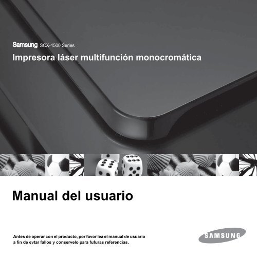 Samsung SCX-4500 - SCX-4500/XAA - User Manual ver. 7.00 (SPANISH,6.94 MB)