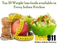 Top 10 Weight loss foods available in Every Indian Kitchen