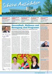 Gästezeitung 1/2010 - Ringberg Resort Hotel