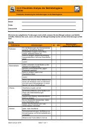 2.2.4 Checkliste Analyse der Betriebshygiene Küche - Groma