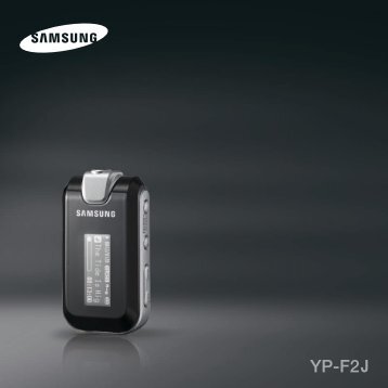 Samsung YP-F2JZ - YP-F2JZ - User Manual (ENGLISH)