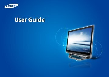 Samsung ATIV One 7 (27.0" Full HD Touch / Coreâ¢ i7) - DP700A7D-X01US - User Manual (Windows8.1) (ENGLISH)