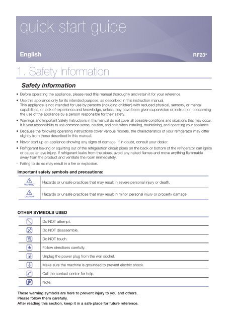 samsung rf22k9381sr aa owners manual