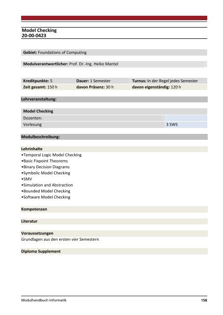 Modulhandbuch Wirtschaftsinformatik | B.Sc. und M.Sc.