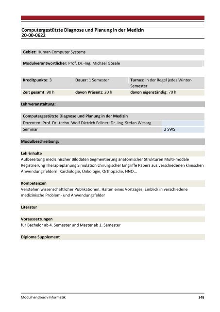 Modulhandbuch Wirtschaftsinformatik | B.Sc. und M.Sc.